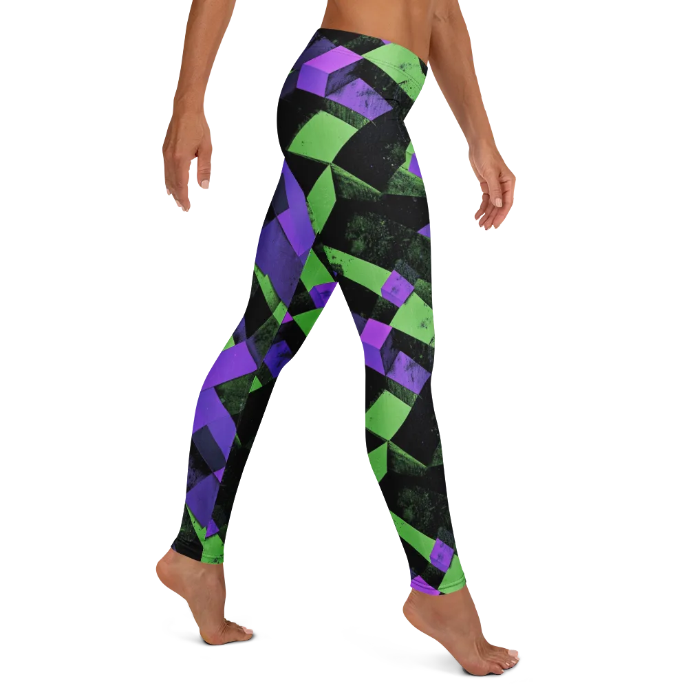 Electric Overlap on Leggings — Right