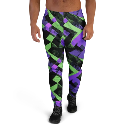 Electric Overlap on a Men's Joggers