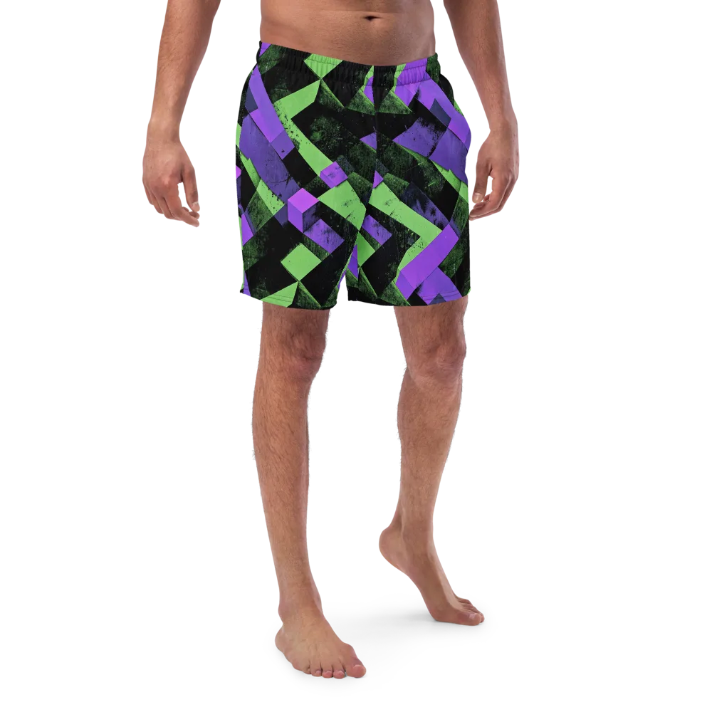 Electric Overlap on Swim Trunks — Front