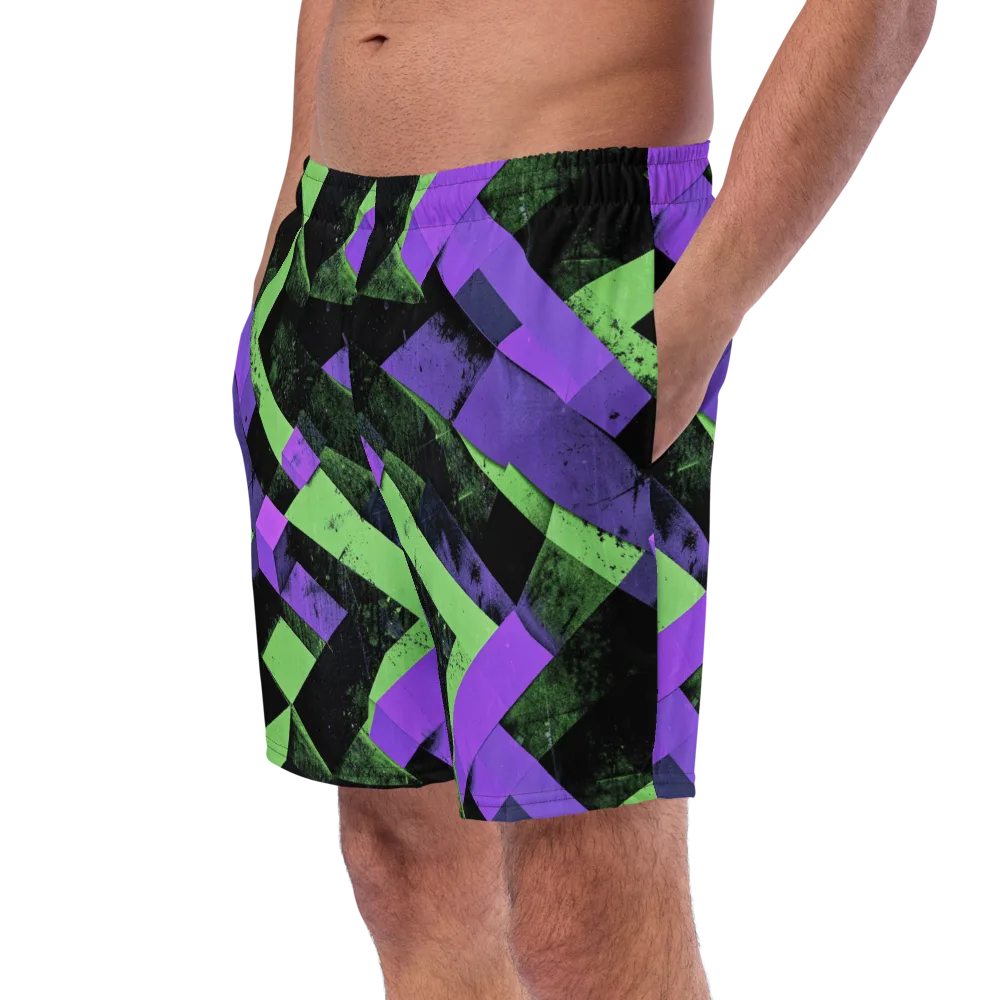 Electric Overlap on Swim Trunks — Left Front