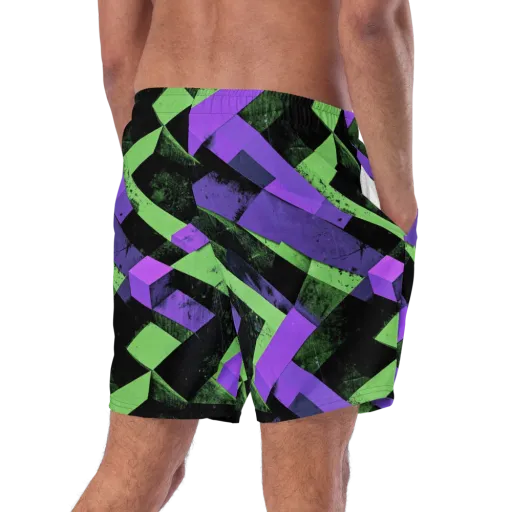 Electric Overlap on a Swim Trunks