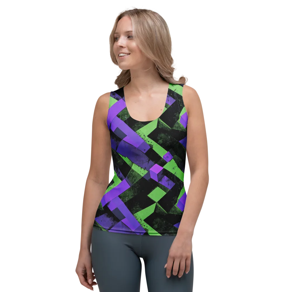 Electric Overlap on Women's Tank Top — Front