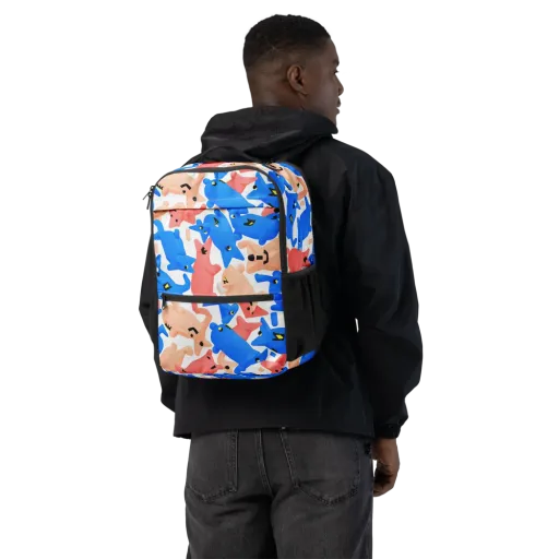 Blue Zoo Parade on a Utility Backpack