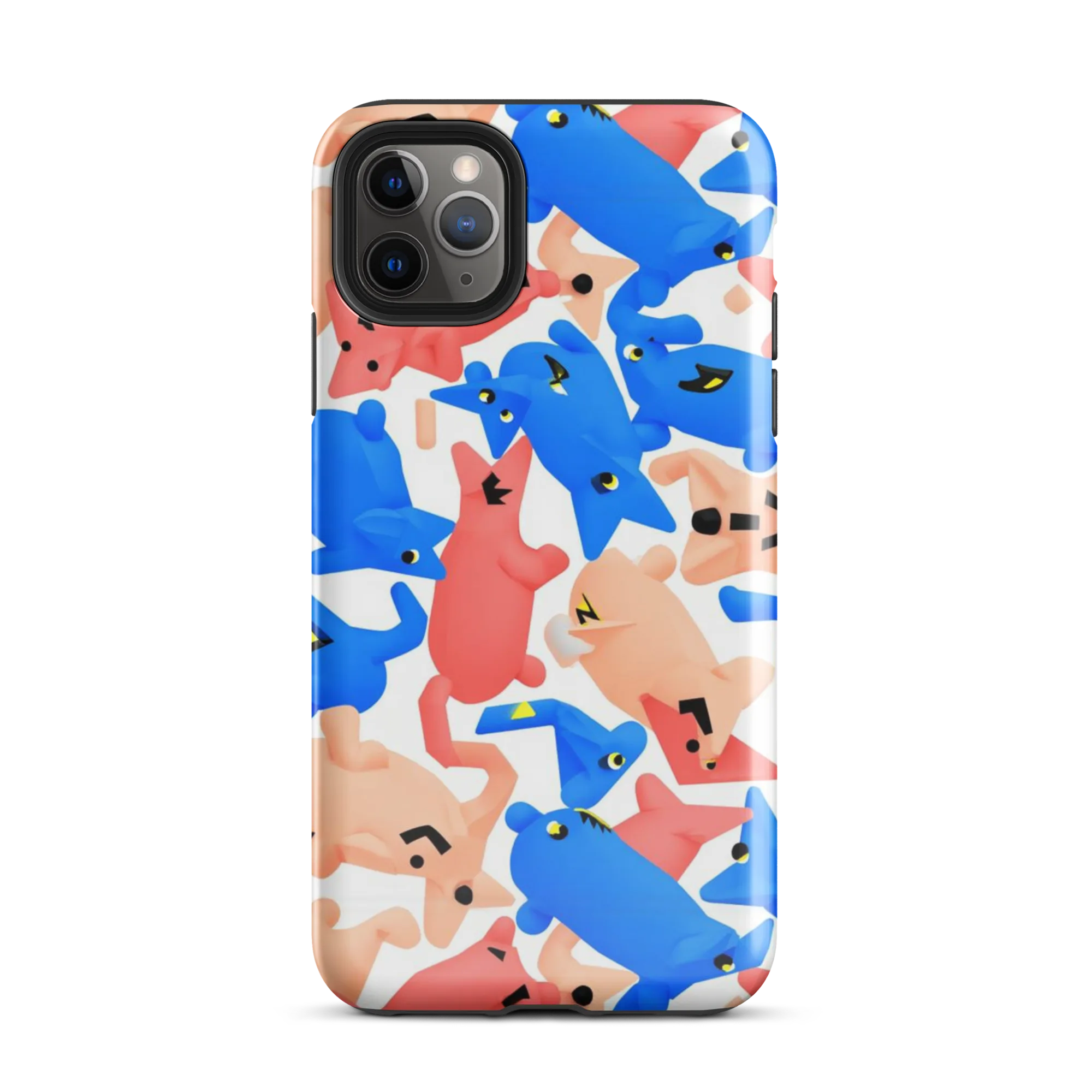 Blue Zoo Parade on Tough Case for iPhone® — Front