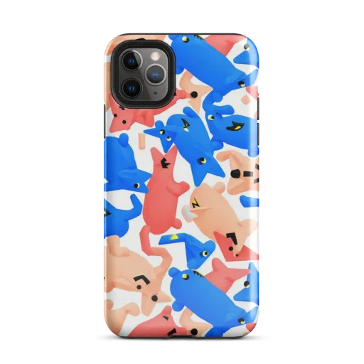 Blue Zoo Parade on a Tough Case for iPhone®