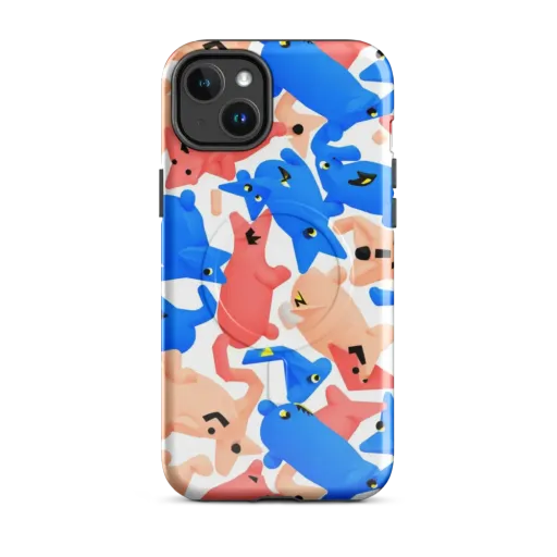 Blue Zoo Parade on a MagSafe Tough Case for iPhone®