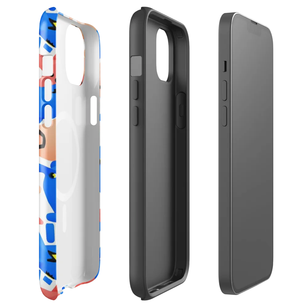 Blue Zoo Parade on MagSafe Tough Case for iPhone® — Front