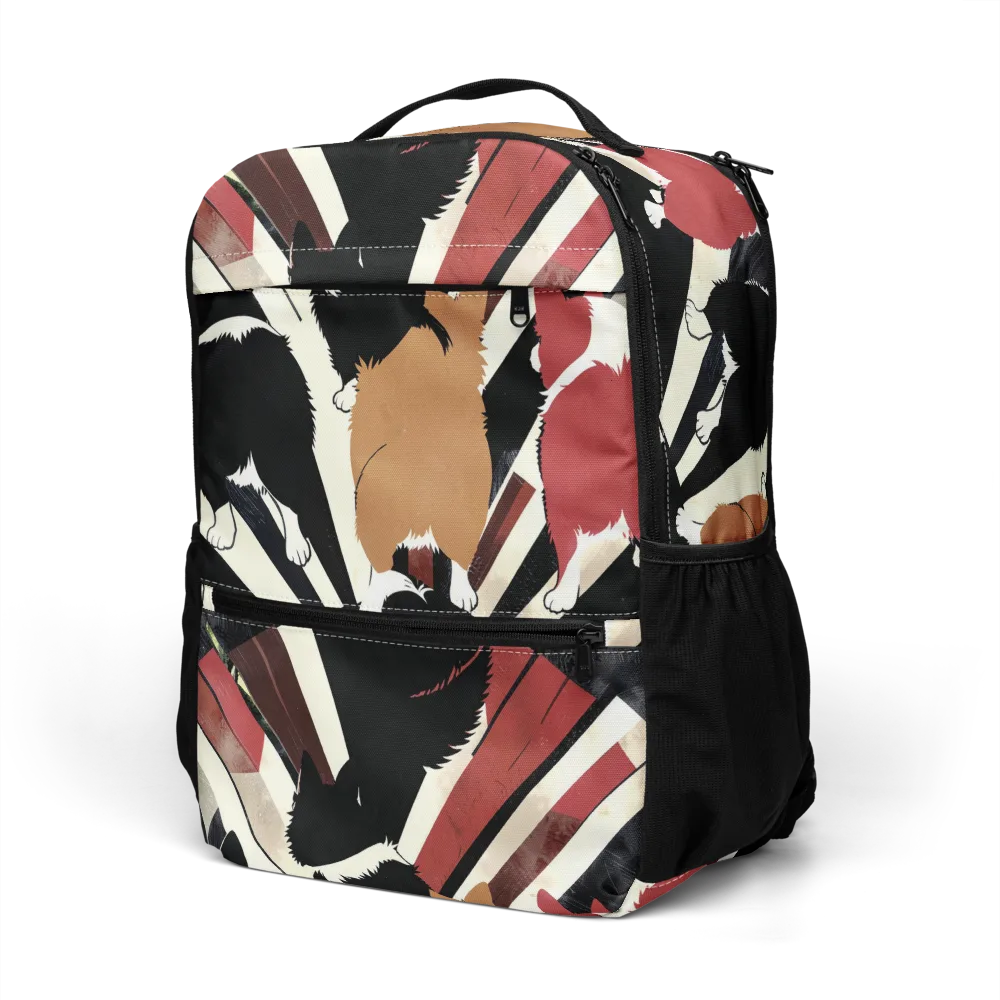 Backstreet Cats on Utility Backpack — Left Front