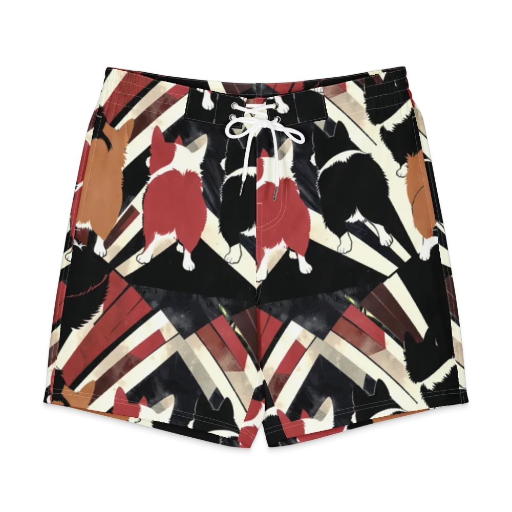 Backstreet Cats on Men's Board Shorts — Front