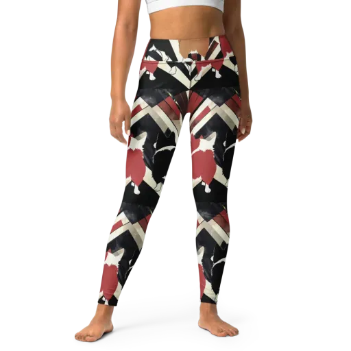 Backstreet Cats on a Yoga Leggings