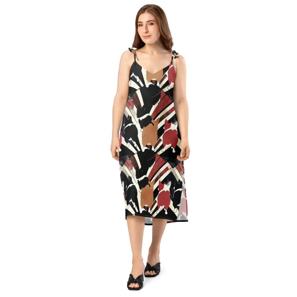 Backstreet Cats on Slip Dress — Front