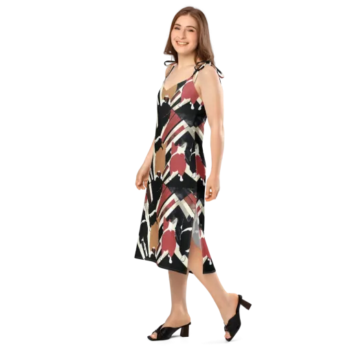 Backstreet Cats on a Slip Dress