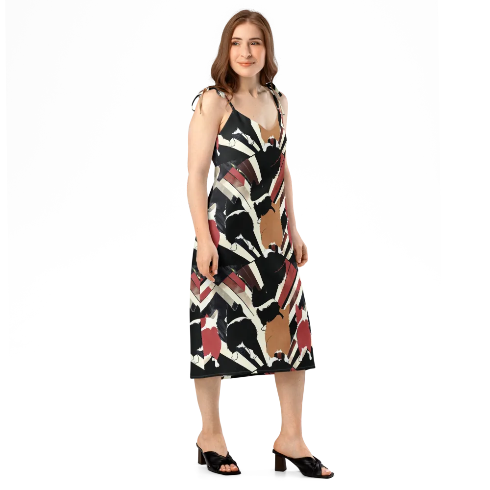 Backstreet Cats on Slip Dress — Right Front