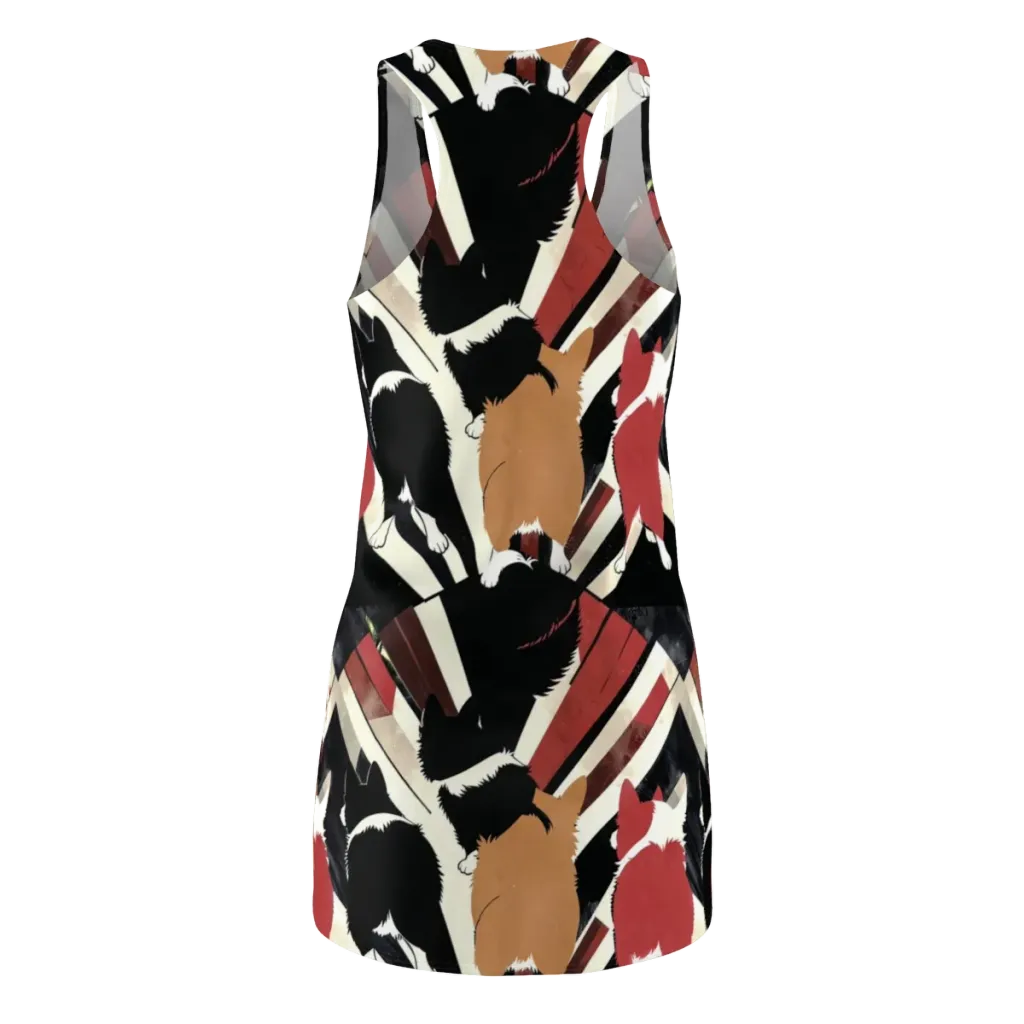 Backstreet Cats on Racerback Dress — Back