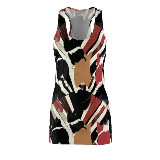 Backstreet Cats on a Racerback Dress