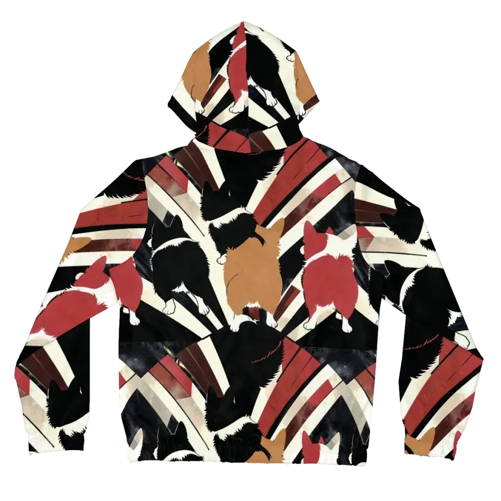 Backstreet Cats on Women's Full-Zip Hoodie — Back