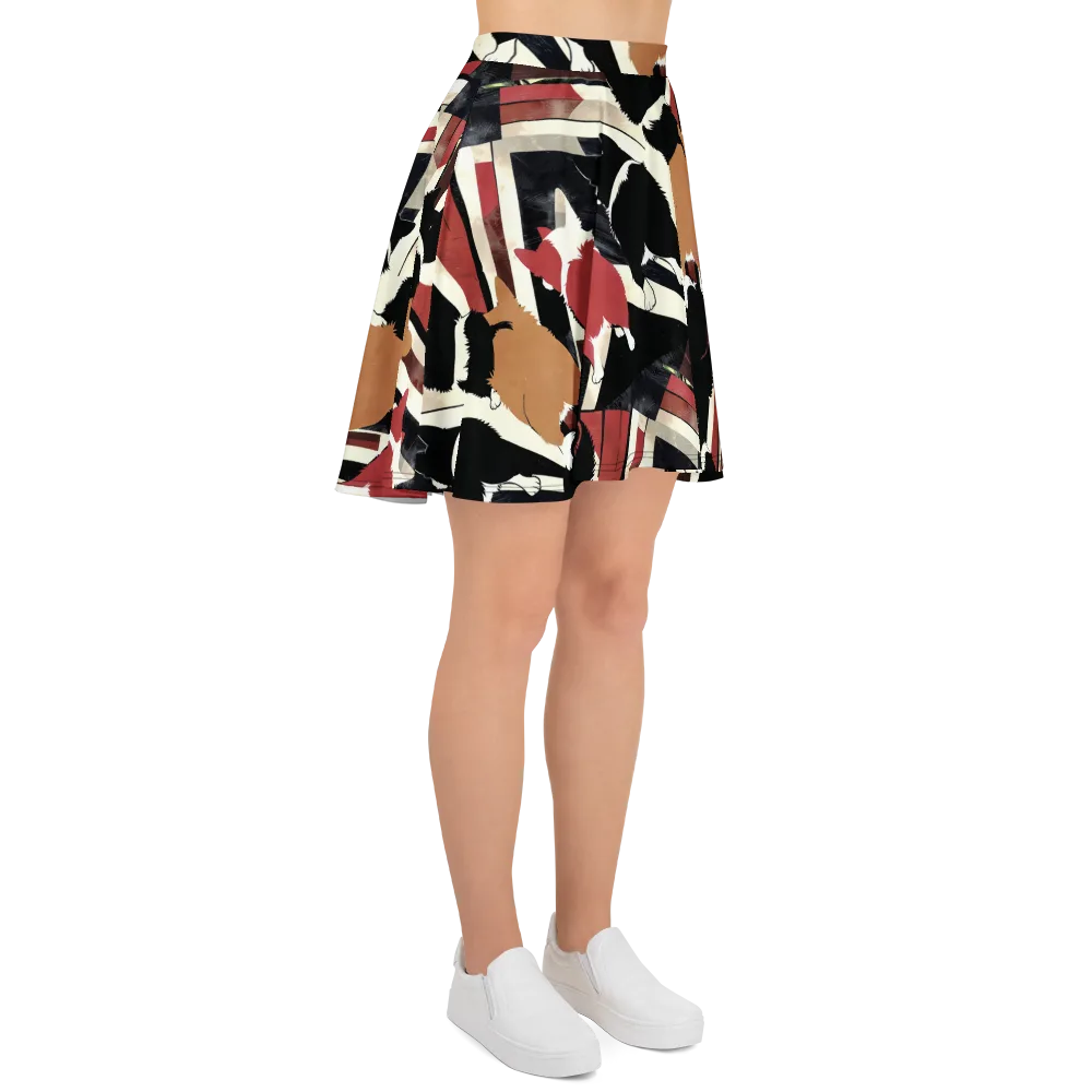 Backstreet Cats on Skater Skirt — Right