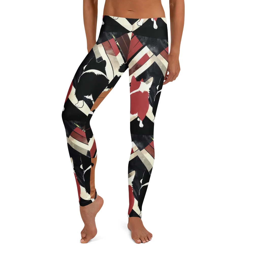 Backstreet Cats on Leggings — Front