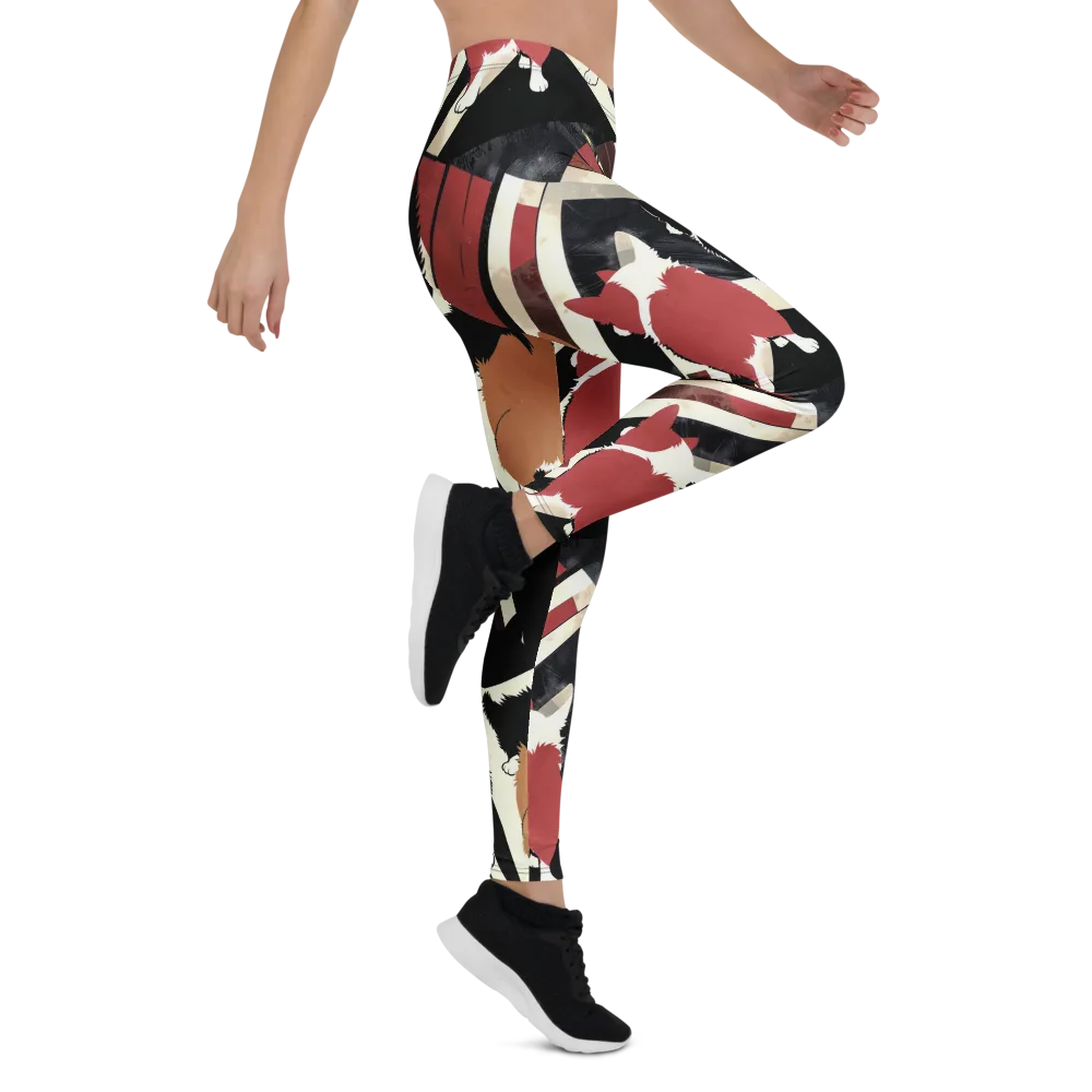 Backstreet Cats on Leggings — Right