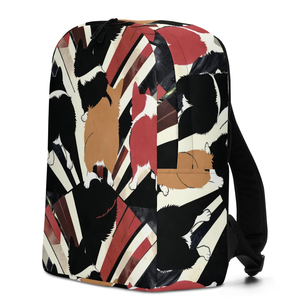 Backstreet Cats on Minimalist Backpack — Left