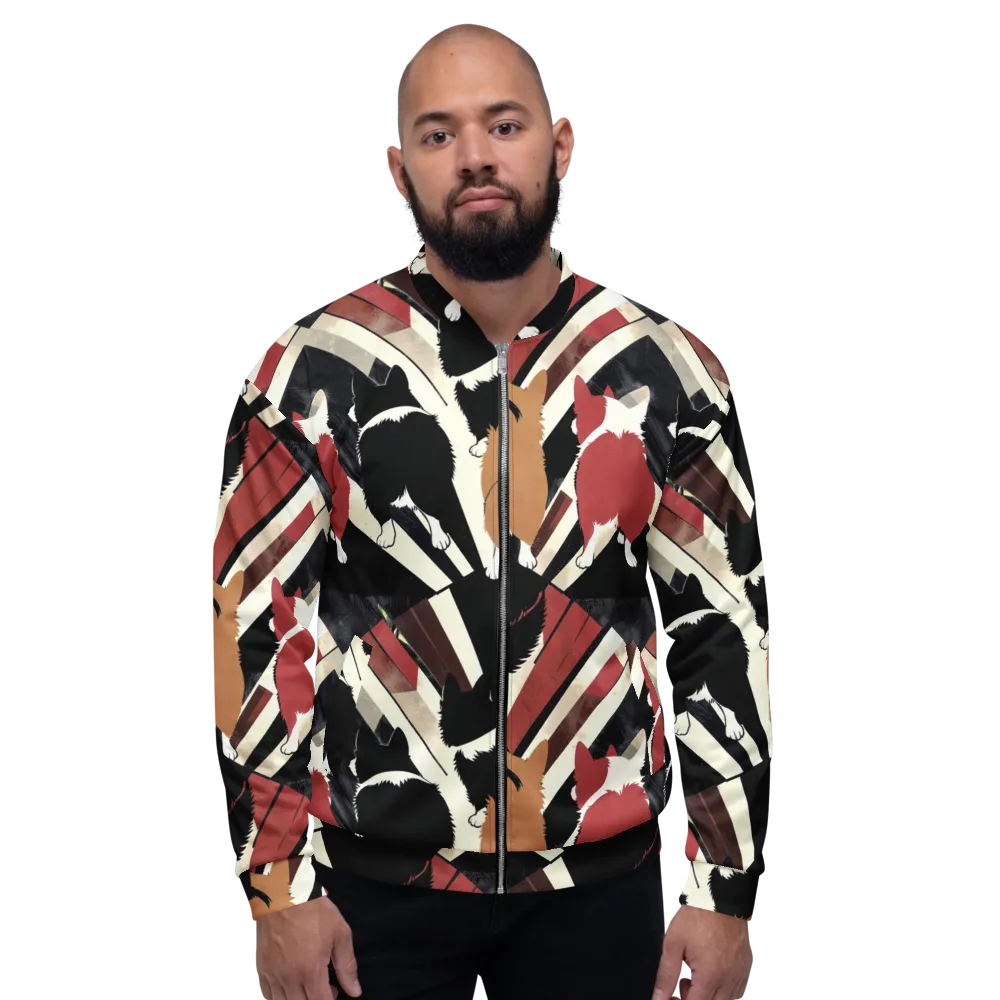 Backstreet Cats on Bomber Jacket — Front