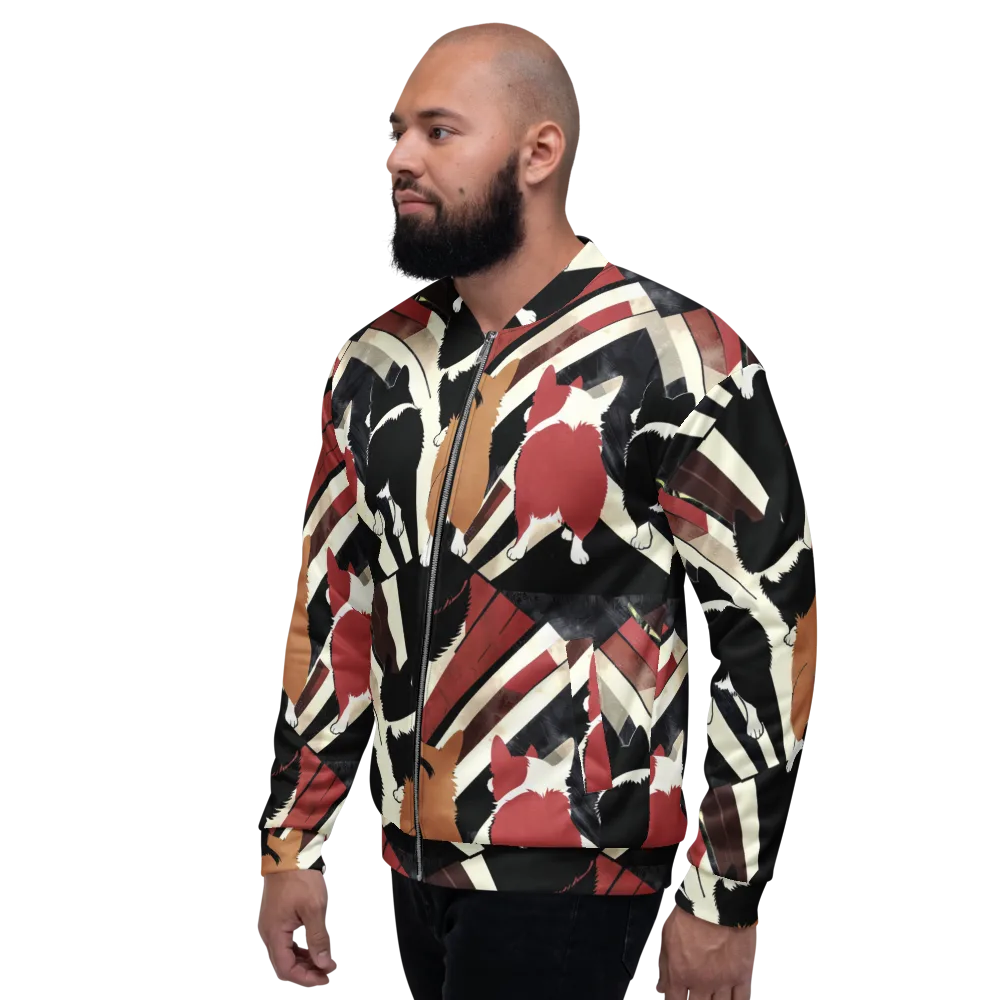 Backstreet Cats on Bomber Jacket — Left