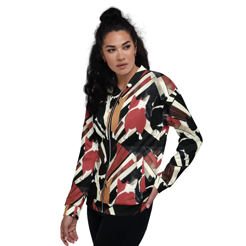 Backstreet Cats on Bomber Jacket — Left