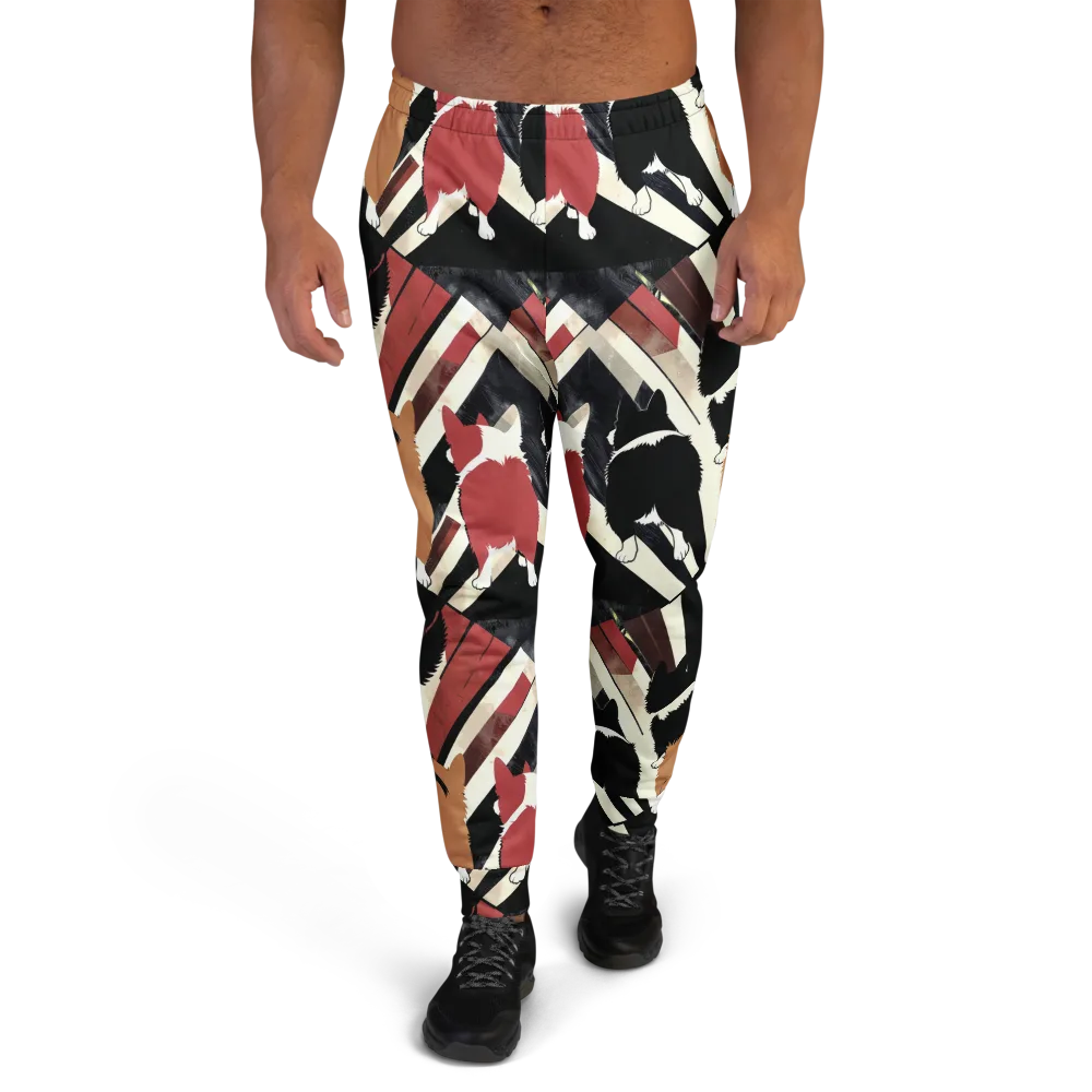 Backstreet Cats on Men's Joggers — Front