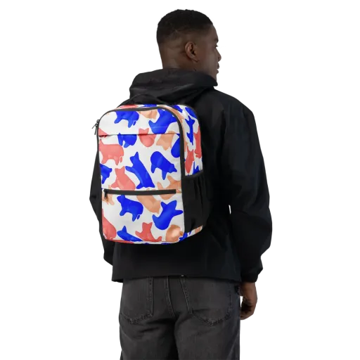 Pop Art Menagerie on a Utility Backpack