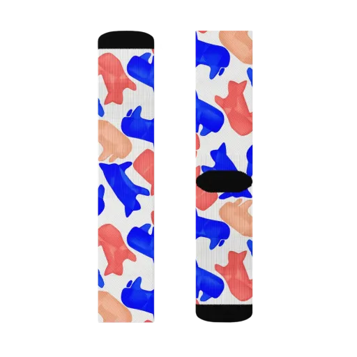 Pop Art Menagerie on a Socks