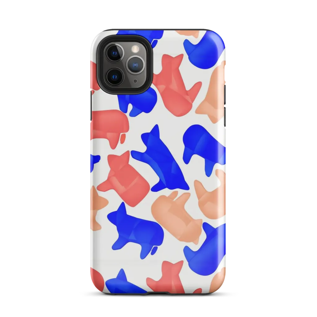 Pop Art Menagerie on Tough Case for iPhone® — Front