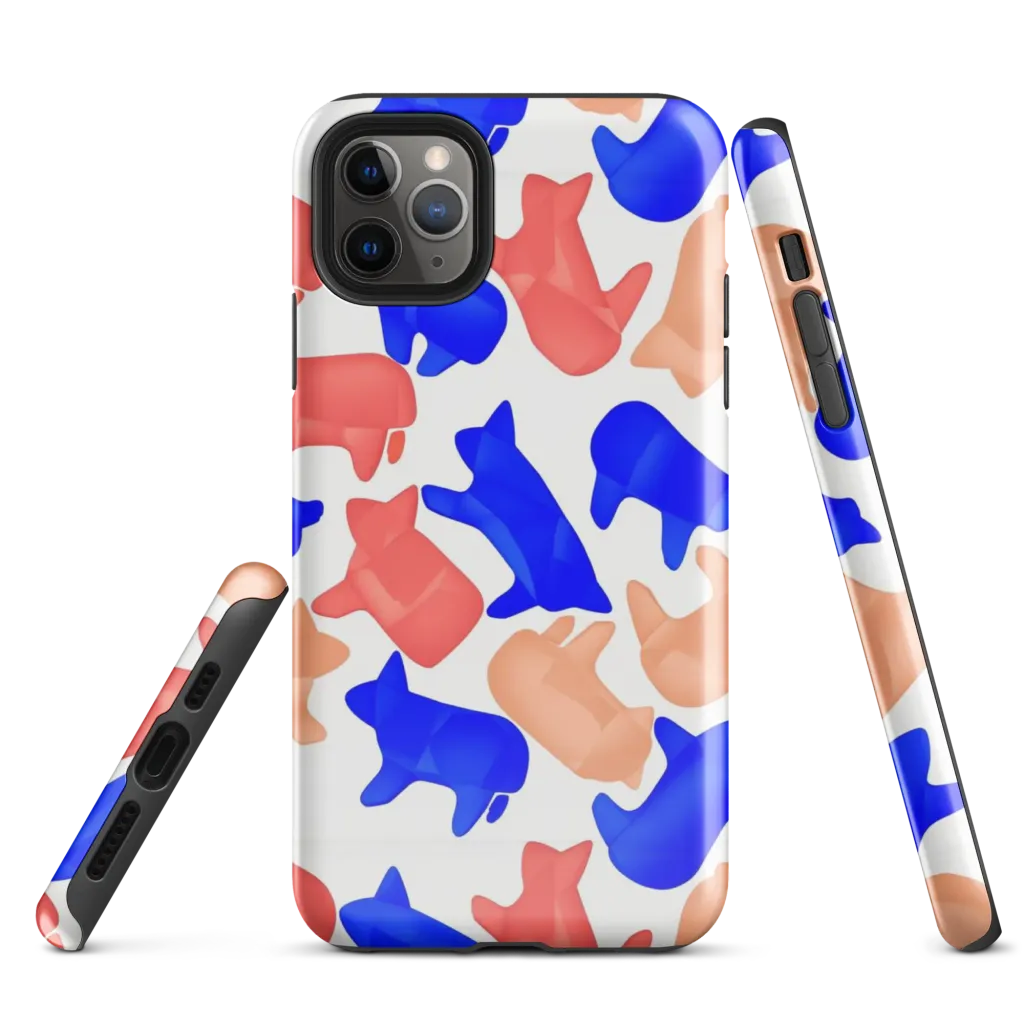 Pop Art Menagerie on Tough Case for iPhone® — Front