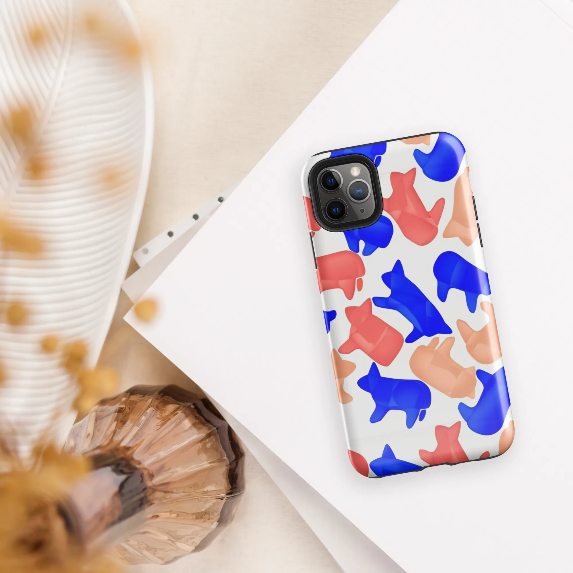 Pop Art Menagerie on Tough Case for iPhone® — Front
