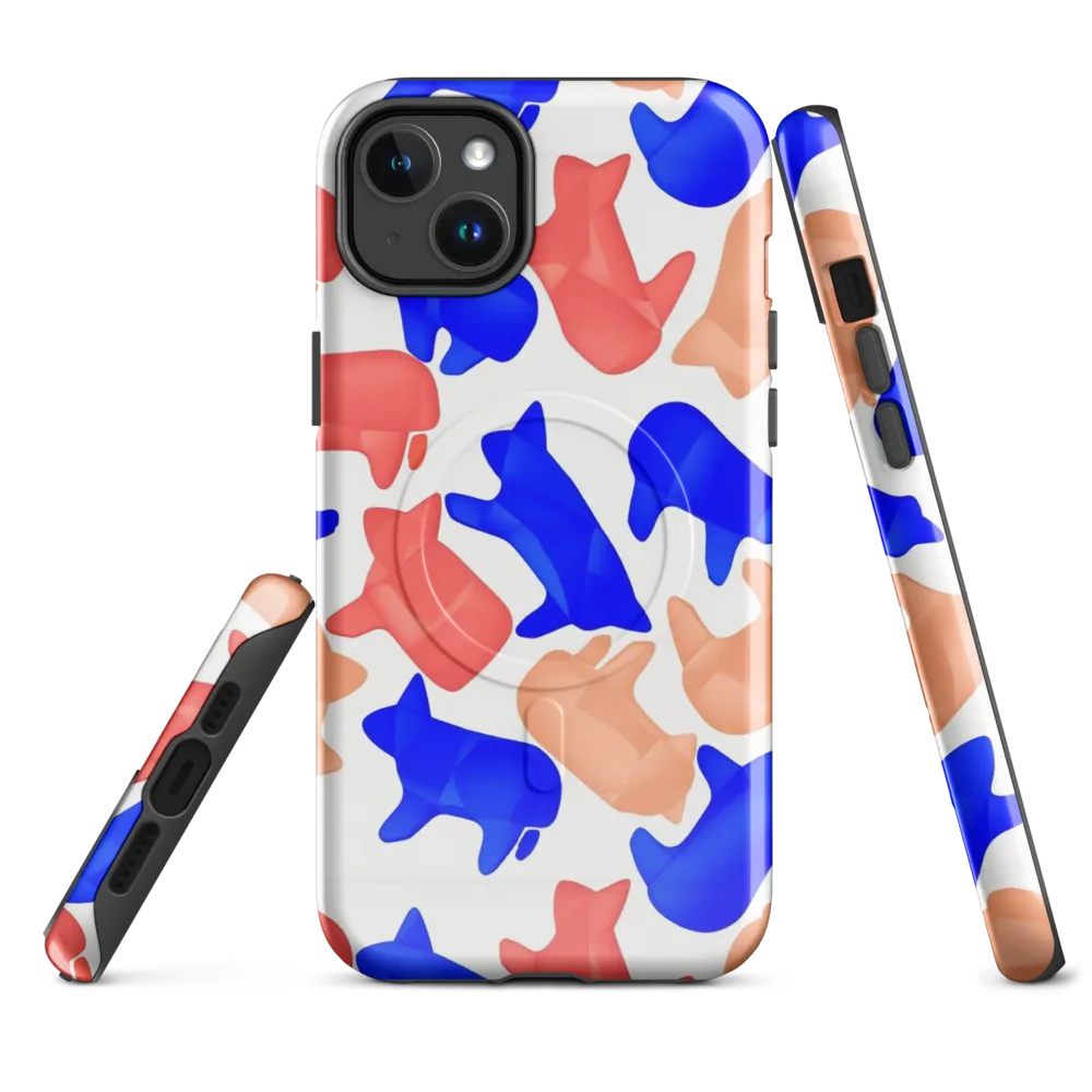 Pop Art Menagerie on MagSafe Tough Case for iPhone® — Front