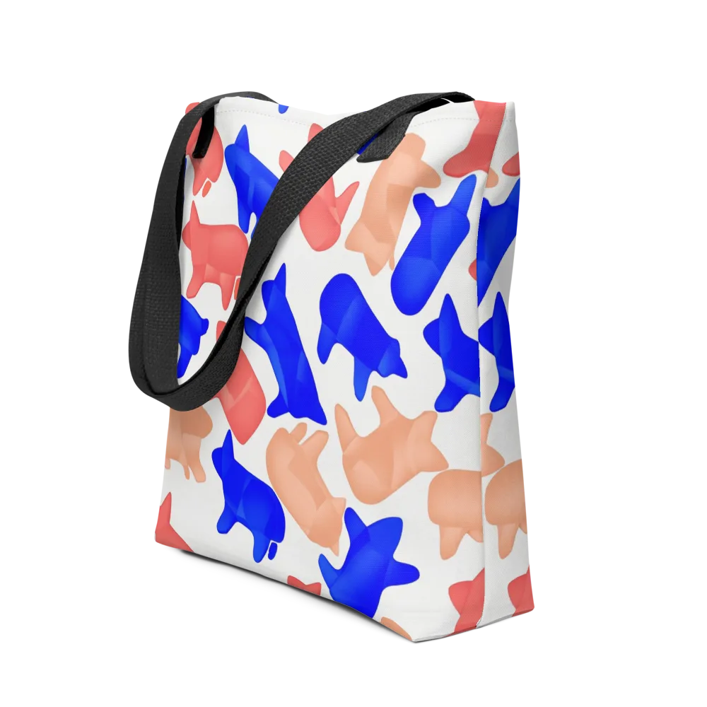 Pop Art Menagerie on Tote Bag — Front