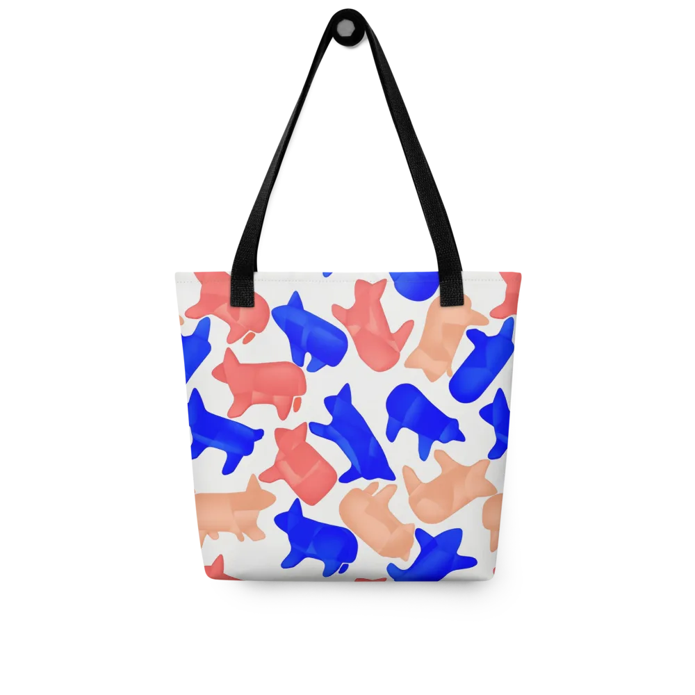 Pop Art Menagerie on Tote Bag — Front