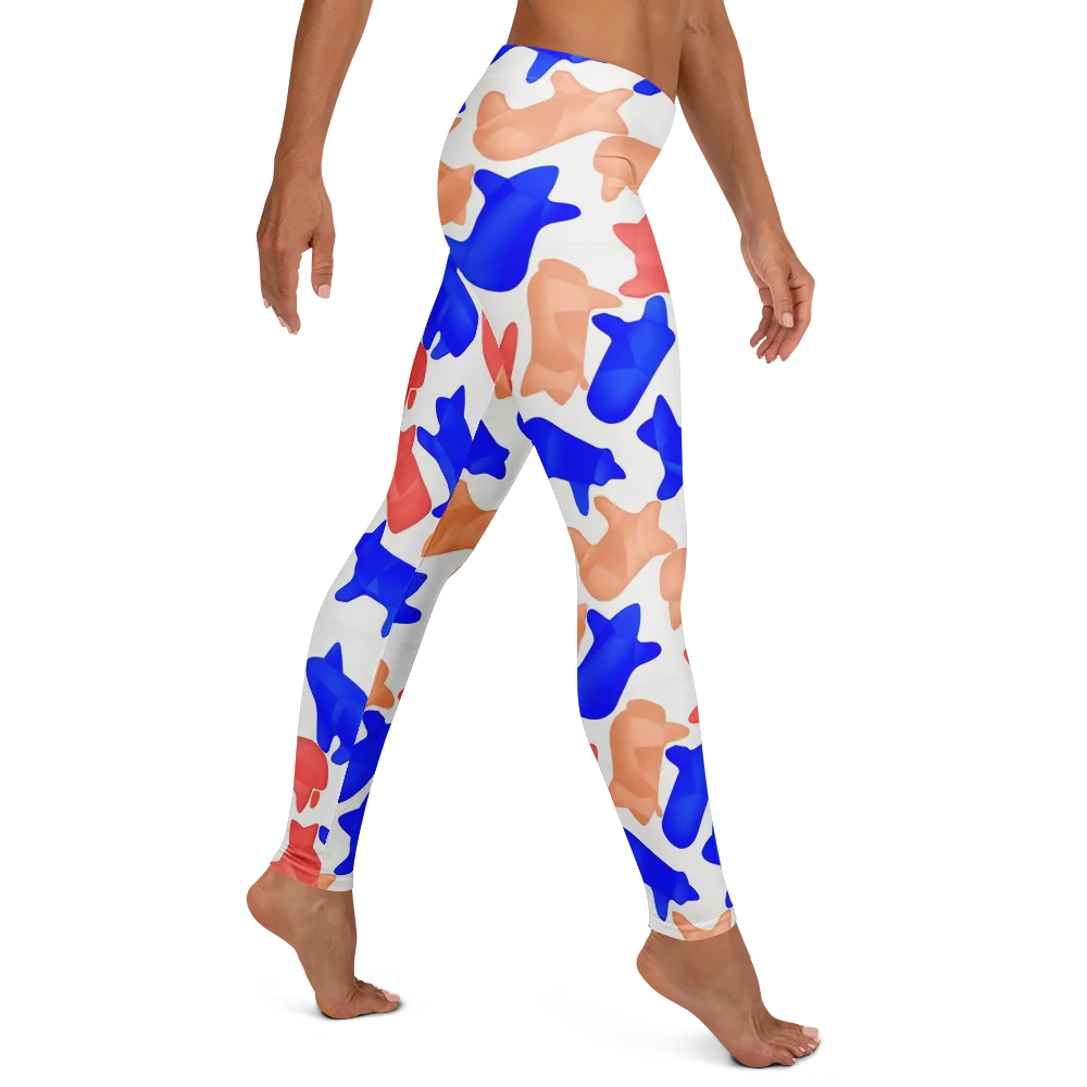 Pop Art Menagerie on Leggings — Right