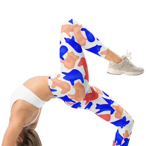 Pop Art Menagerie on a Leggings