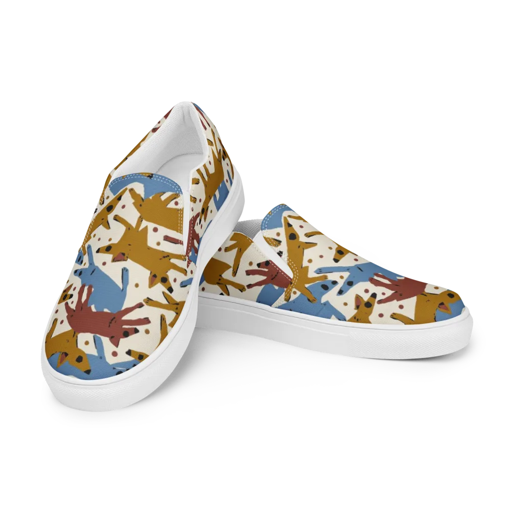 Fox Trot Field on Men's Slip-On Canvas Shoes — Left Front