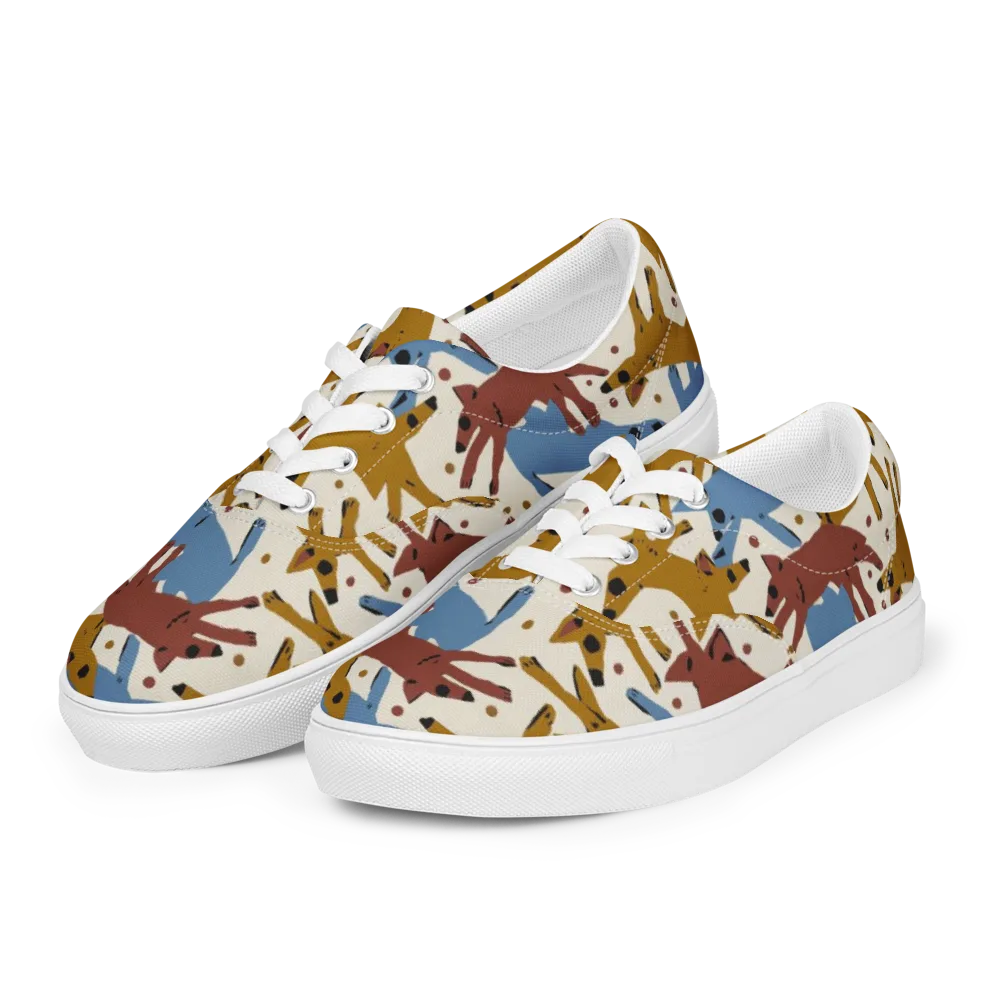 Fox Trot Field on Men's Lace-Up Canvas Shoes — Left Front