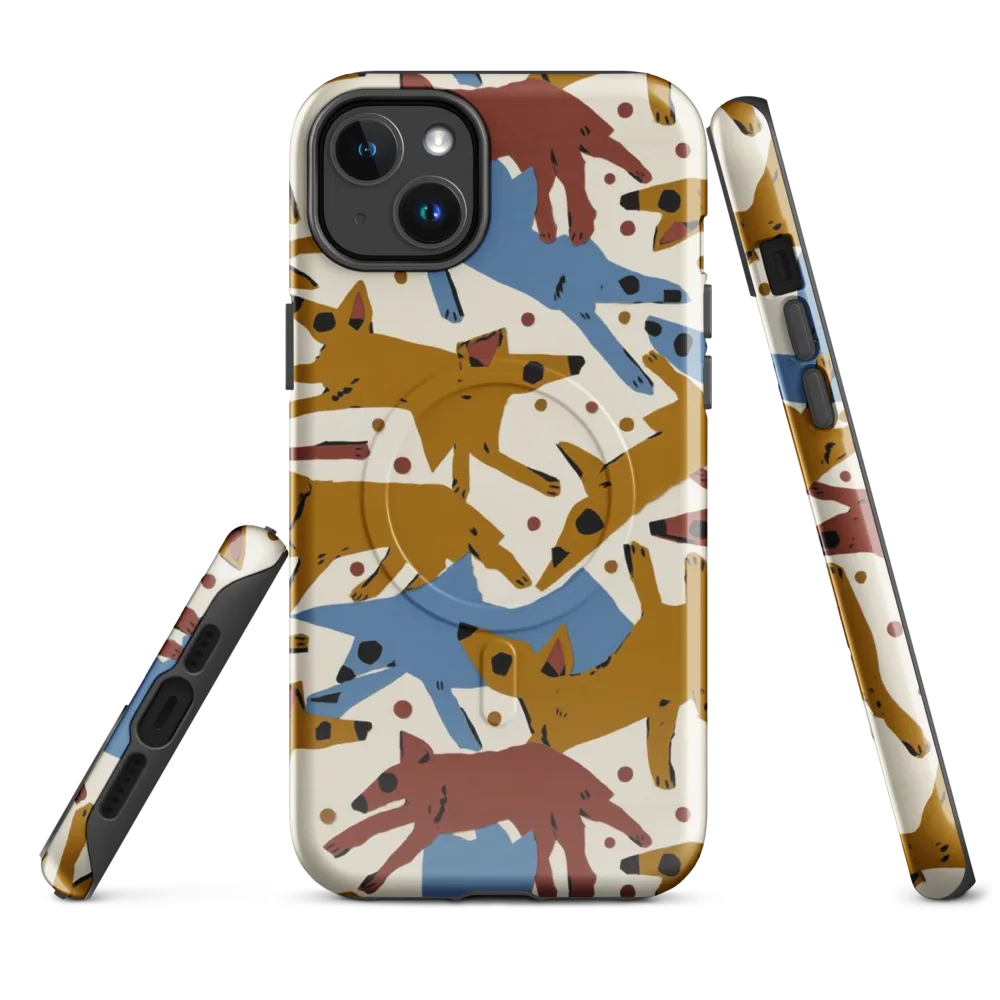 Fox Trot Field on MagSafe Tough Case for iPhone® — Front