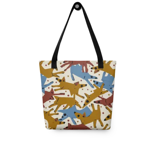 Fox Trot Field on a Tote Bag