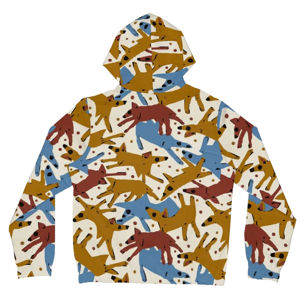 Fox Trot Field on Women's Full-Zip Hoodie — Back