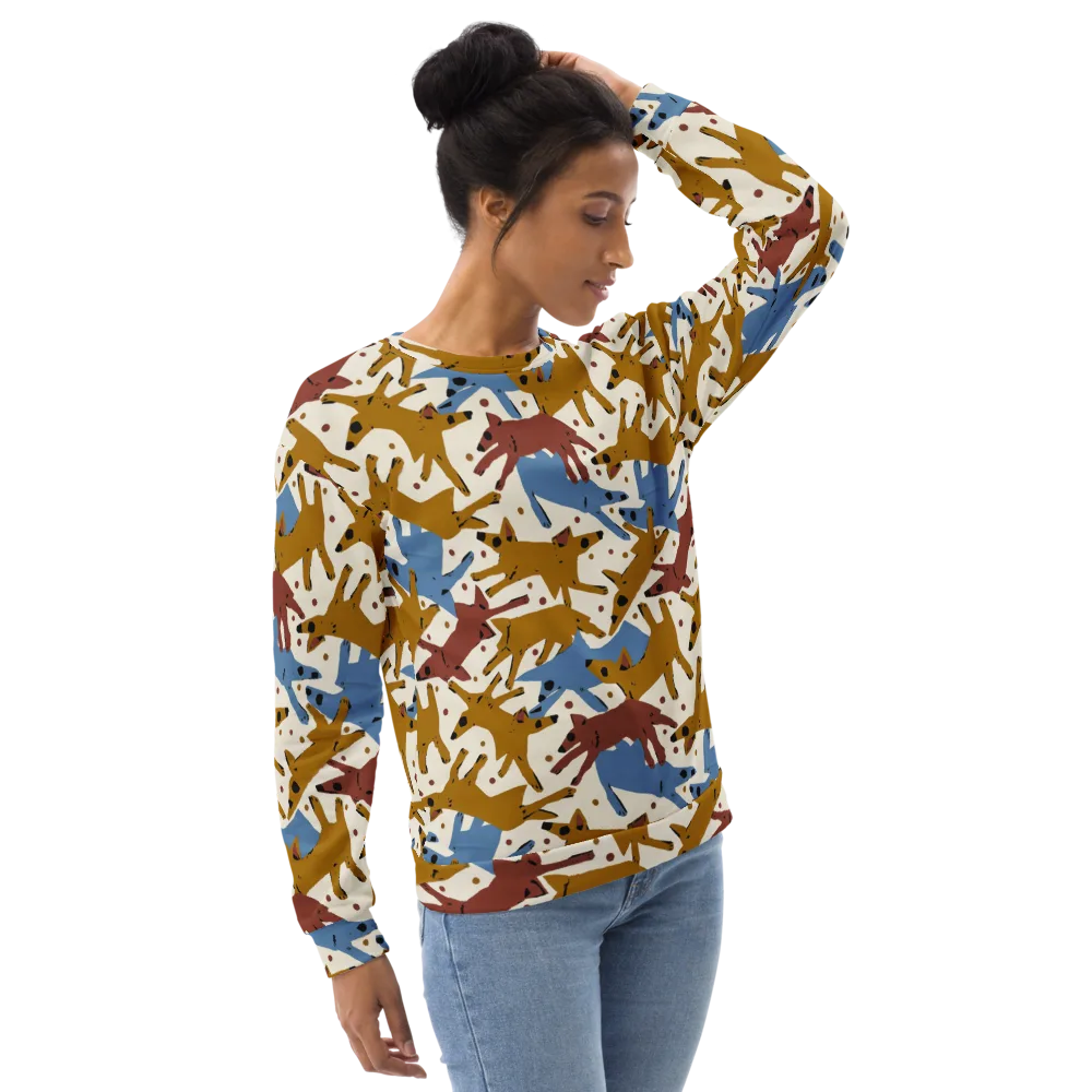 Fox Trot Field on Sweatshirt — Right Front