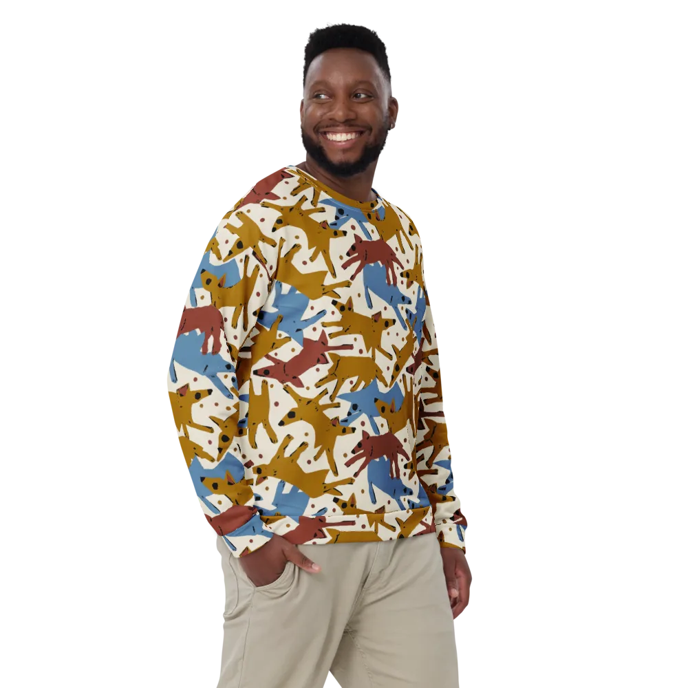 Fox Trot Field on Sweatshirt — Front