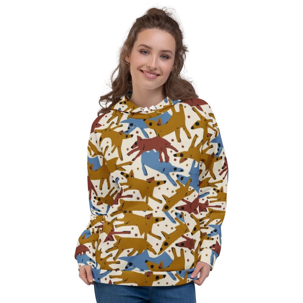 Fox Trot Field on Hoodie — Front