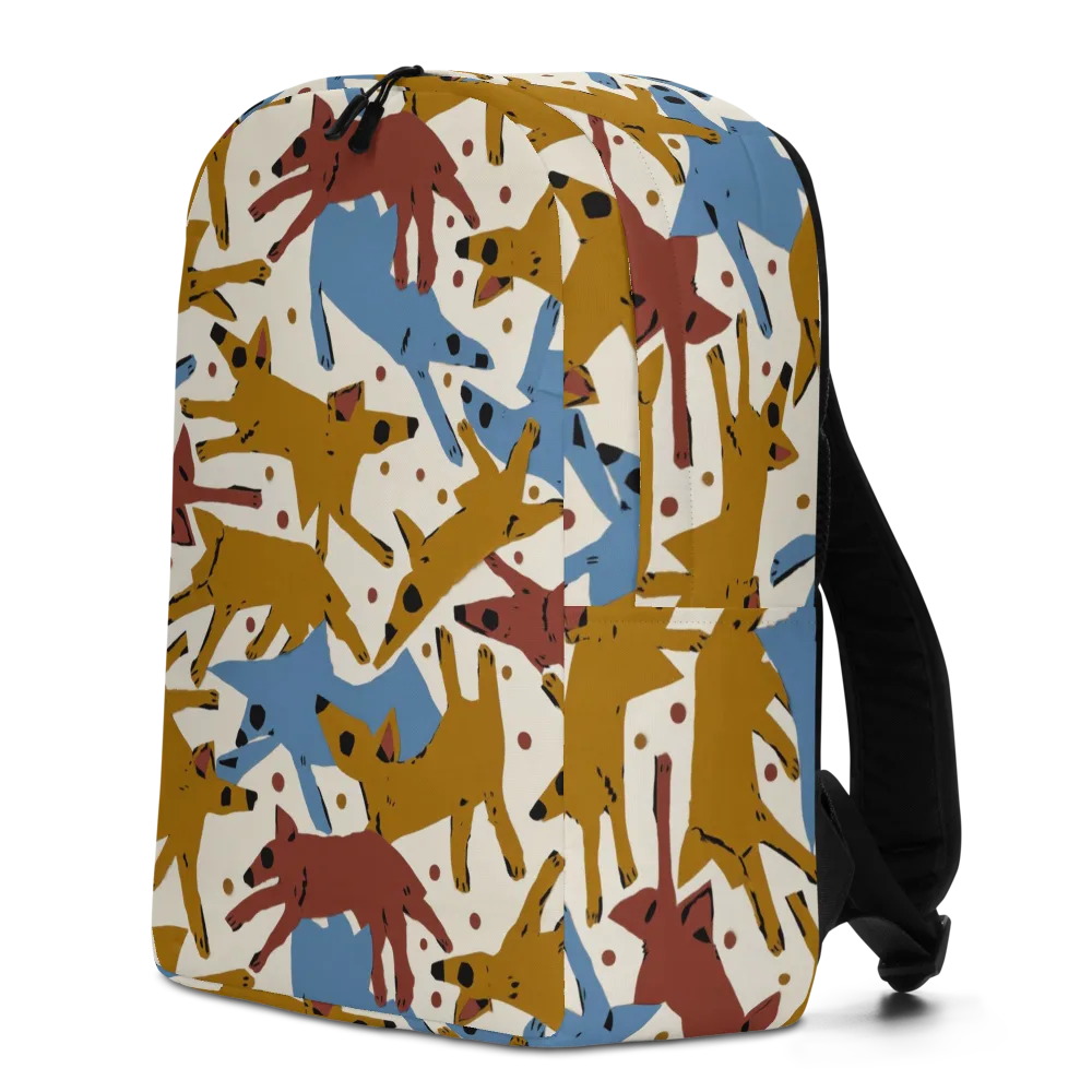 Fox Trot Field on Minimalist Backpack — Left