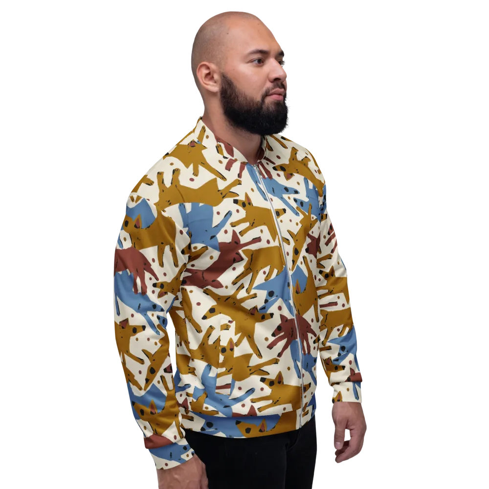 Fox Trot Field on Bomber Jacket — Right