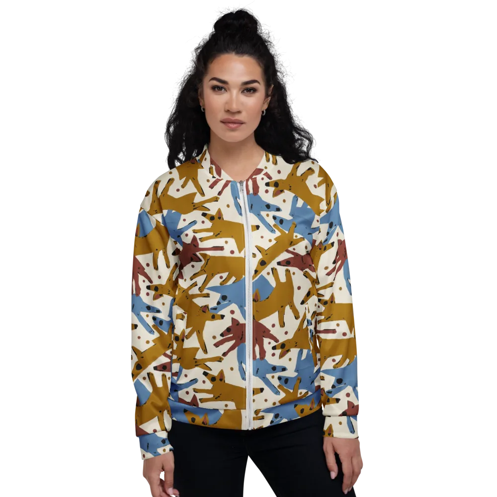 Fox Trot Field on Bomber Jacket — Front