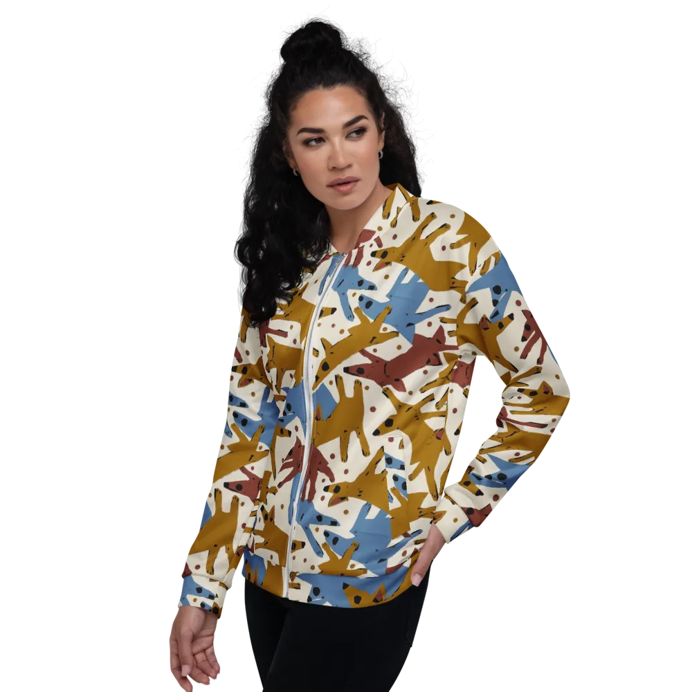 Fox Trot Field on Bomber Jacket — Left